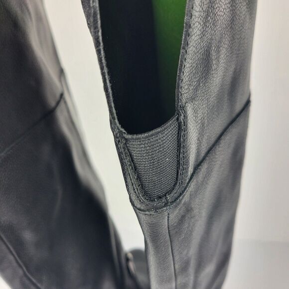 Vince Camuto Jorshie Women's Over the Knee Boots Black Faux Leather Block  8M - Picture 9 of 16